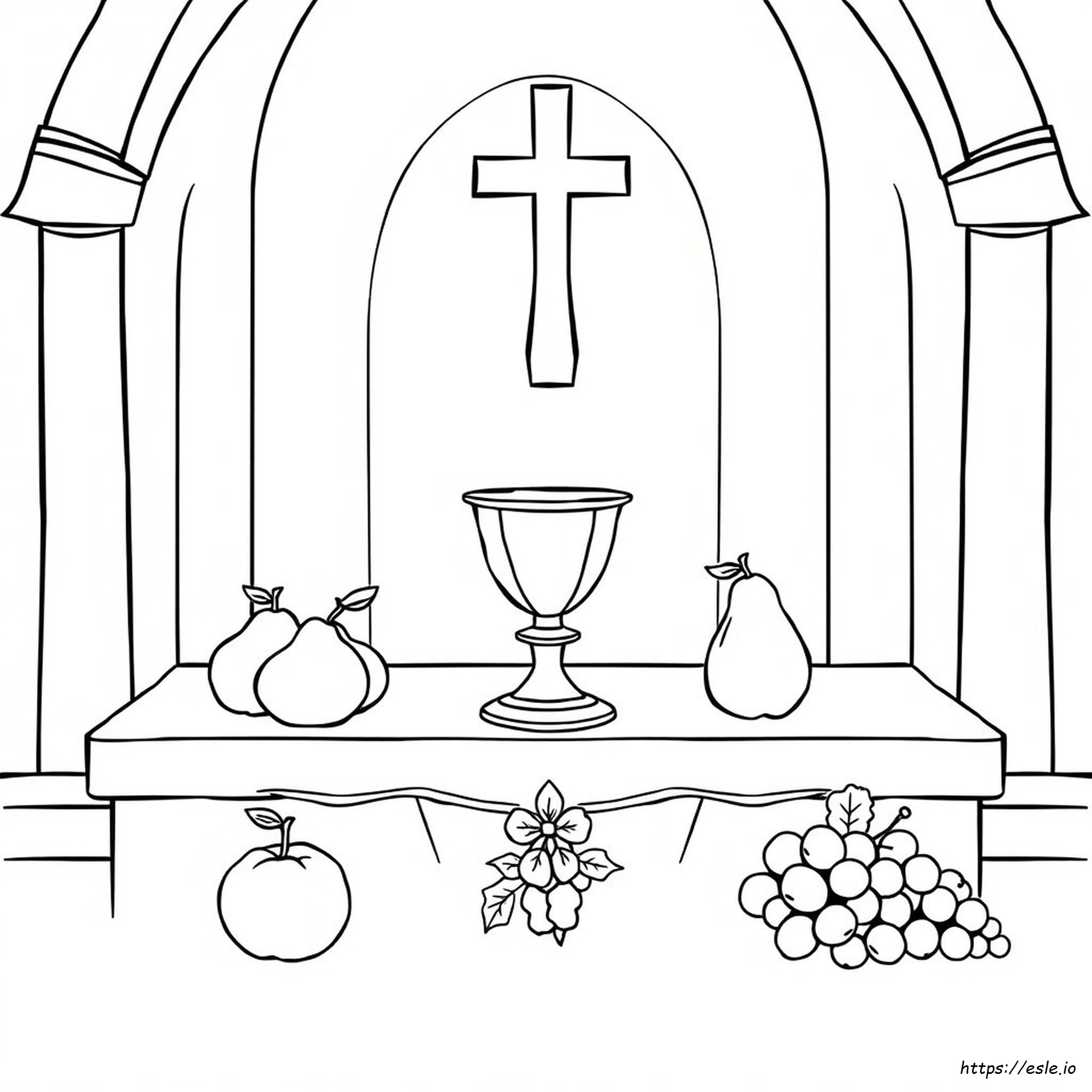 Eucharist Coloring Pages Free