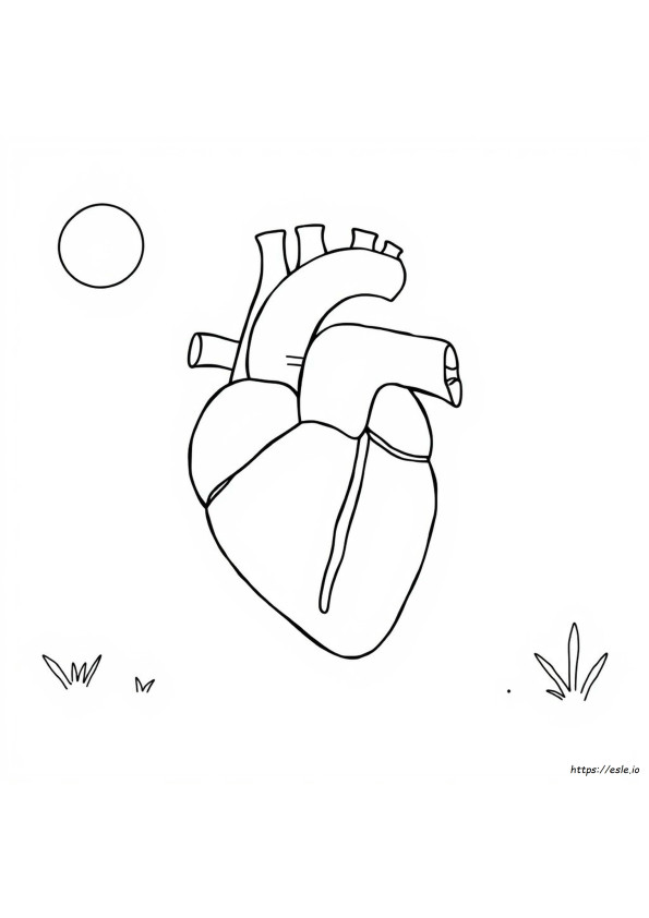 Hart Diagram Kleurplaat