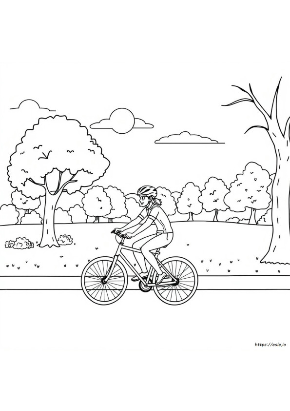 Coloriage Vélo