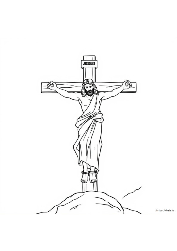 Jesus Is The Only Way Coloring Page