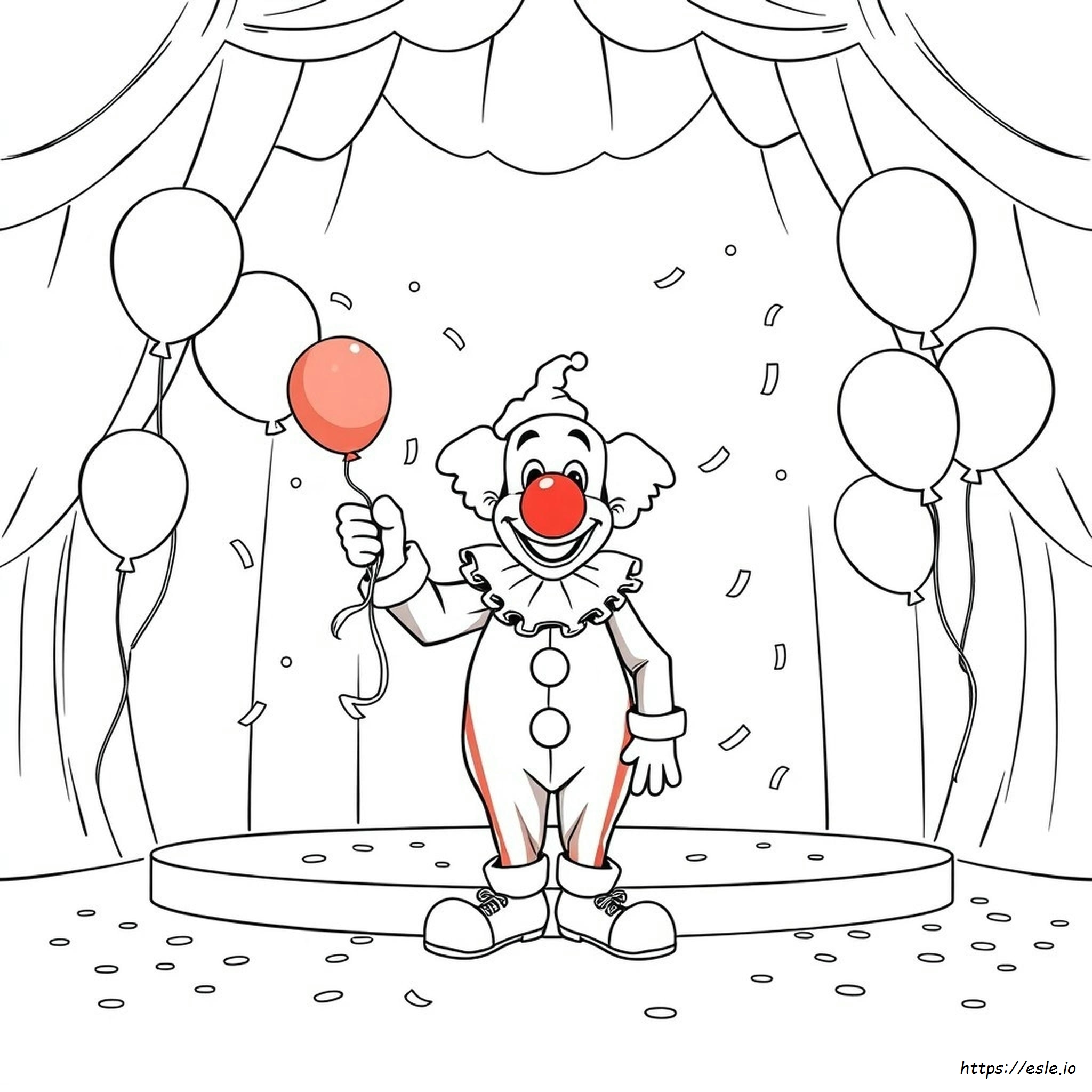 Red Nose Day Colouring Pages