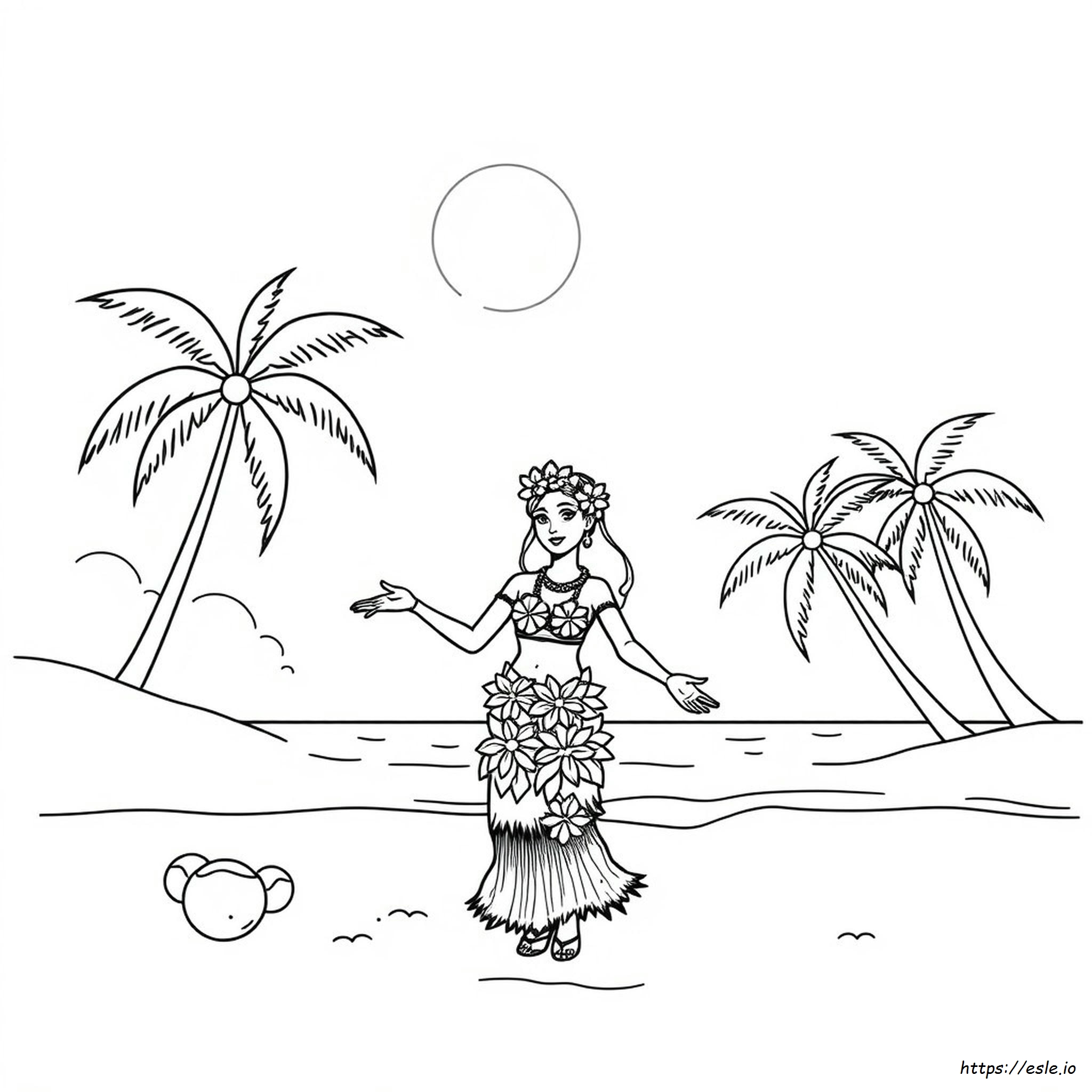 Hawaiian Coloring Pages Pdf
