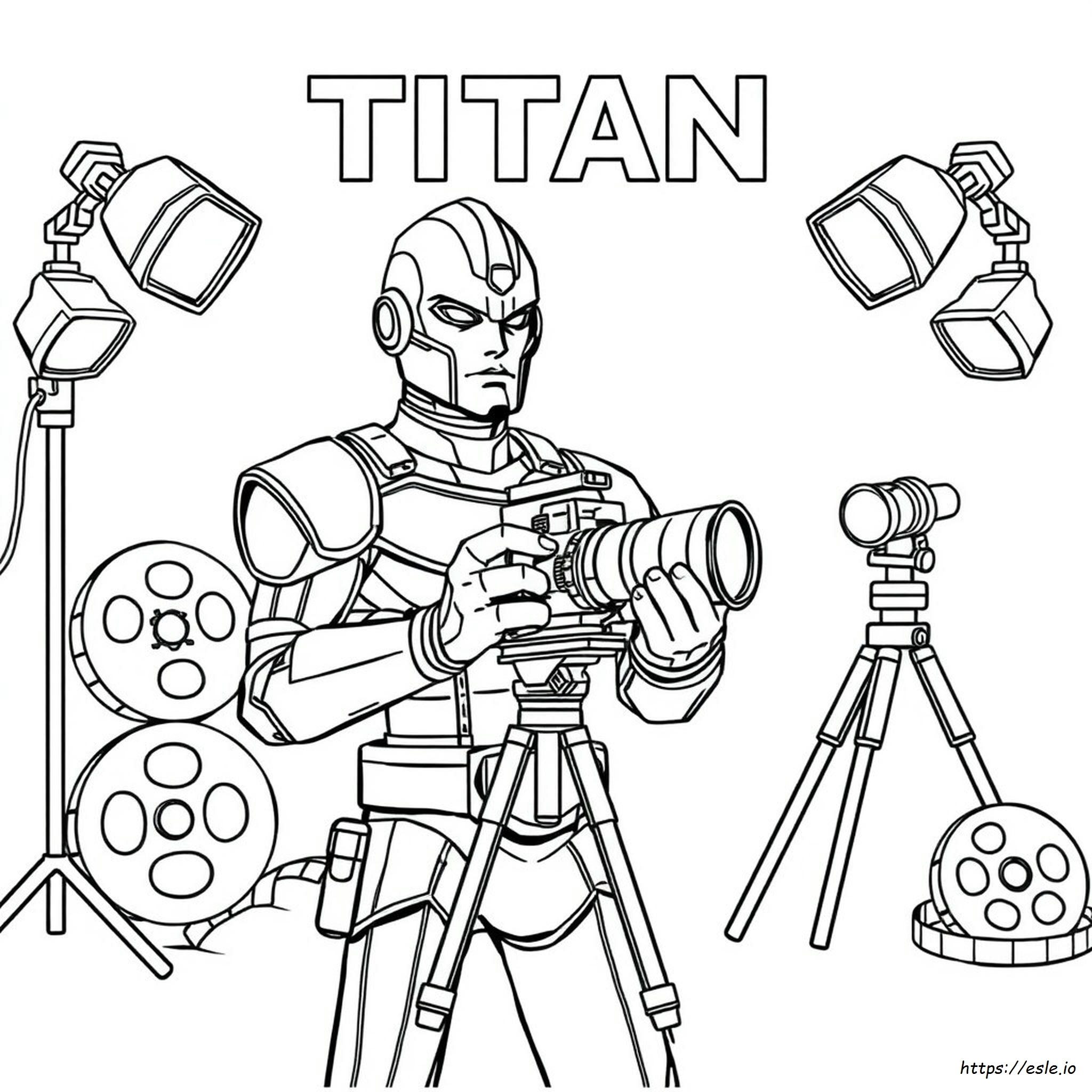 Skibidi Toilet Titan Cameraman Disegni Da Colorare