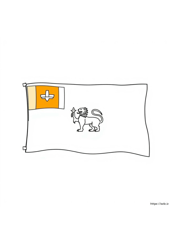 Bandiera Dello Sri Lanka Da Colorare