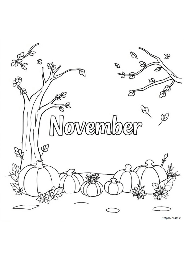 November-Malvorlagen Division