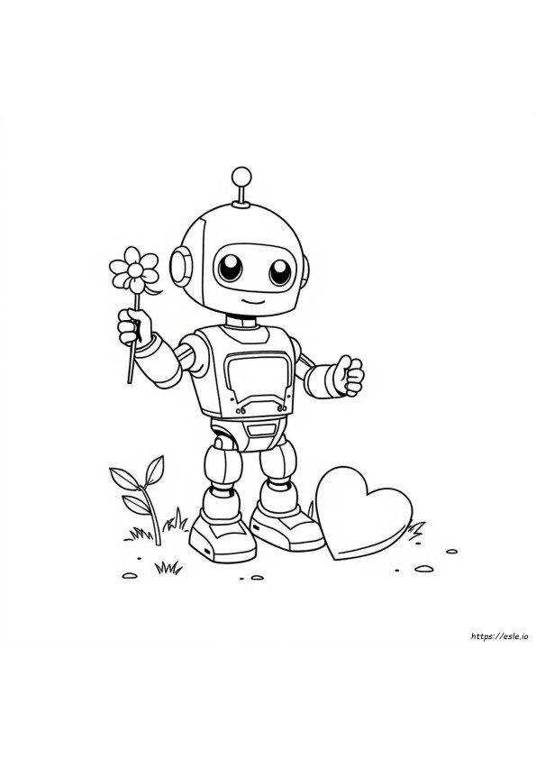 Sevimli Robot Boyama
