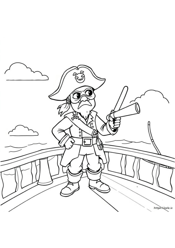 Coloriage Masque De Pirate