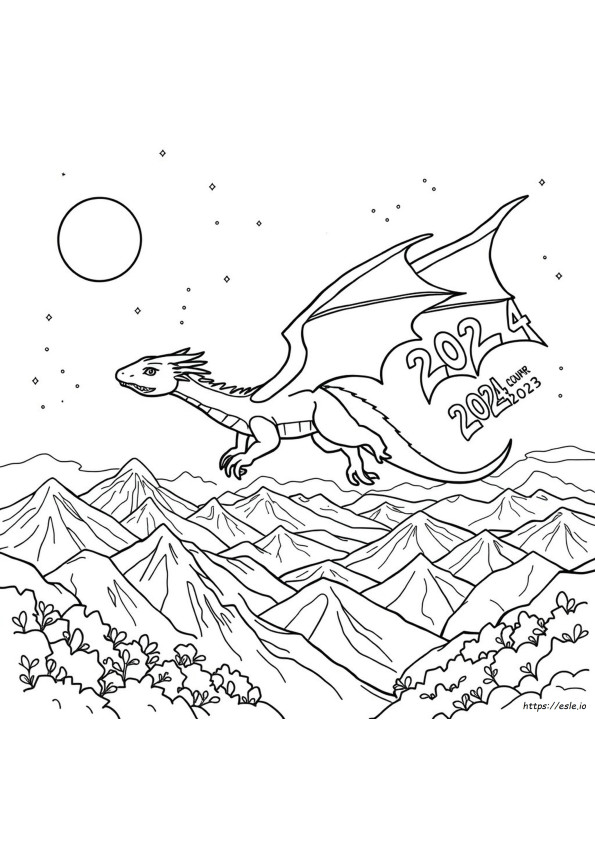 Dragon 2024 De Colorat