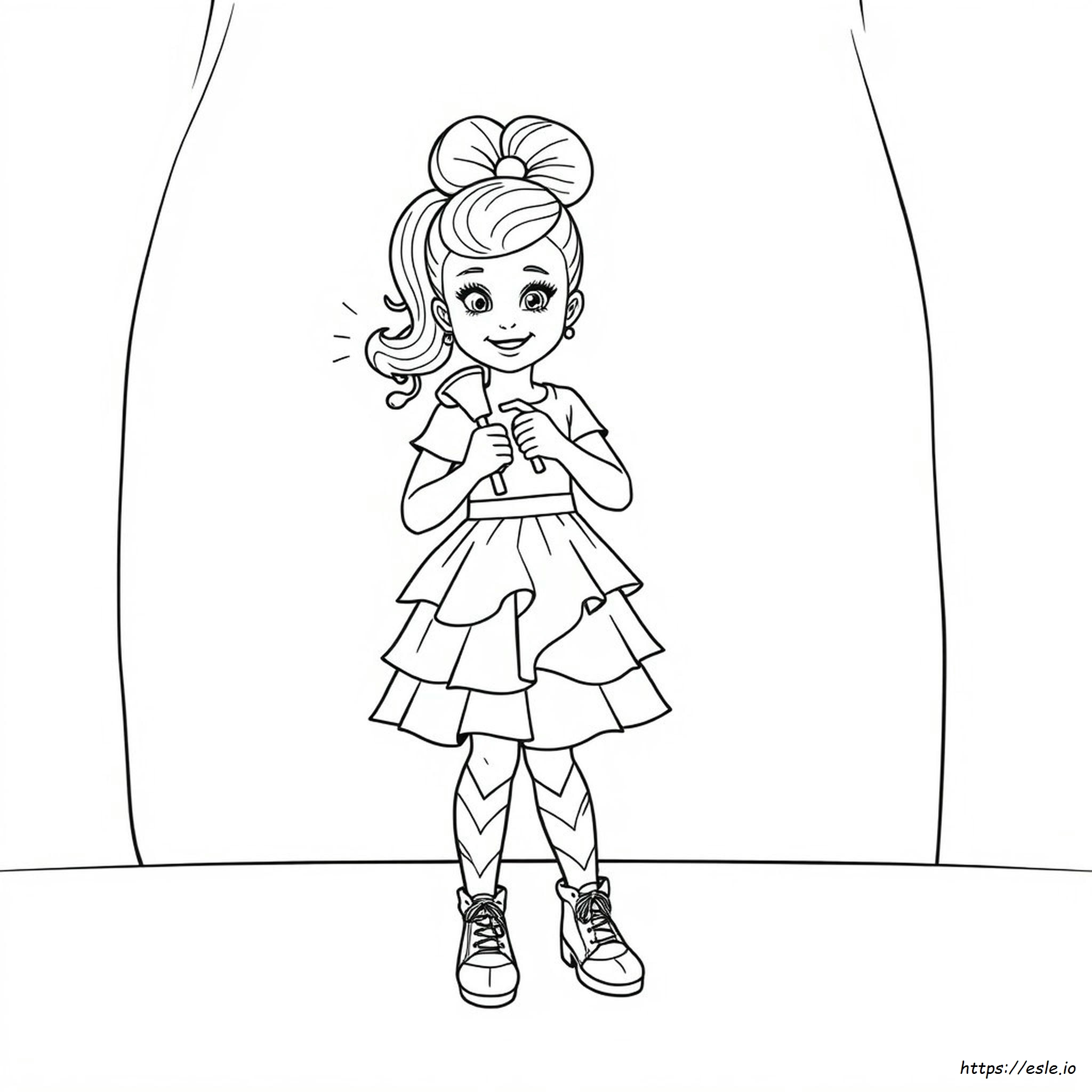 Jojo Siwa Colouring Pages