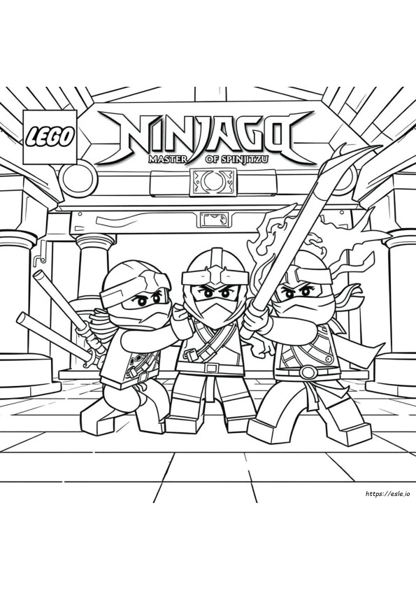 Lego Ninjago Meister Des Spinjitzu Ausmalbilder