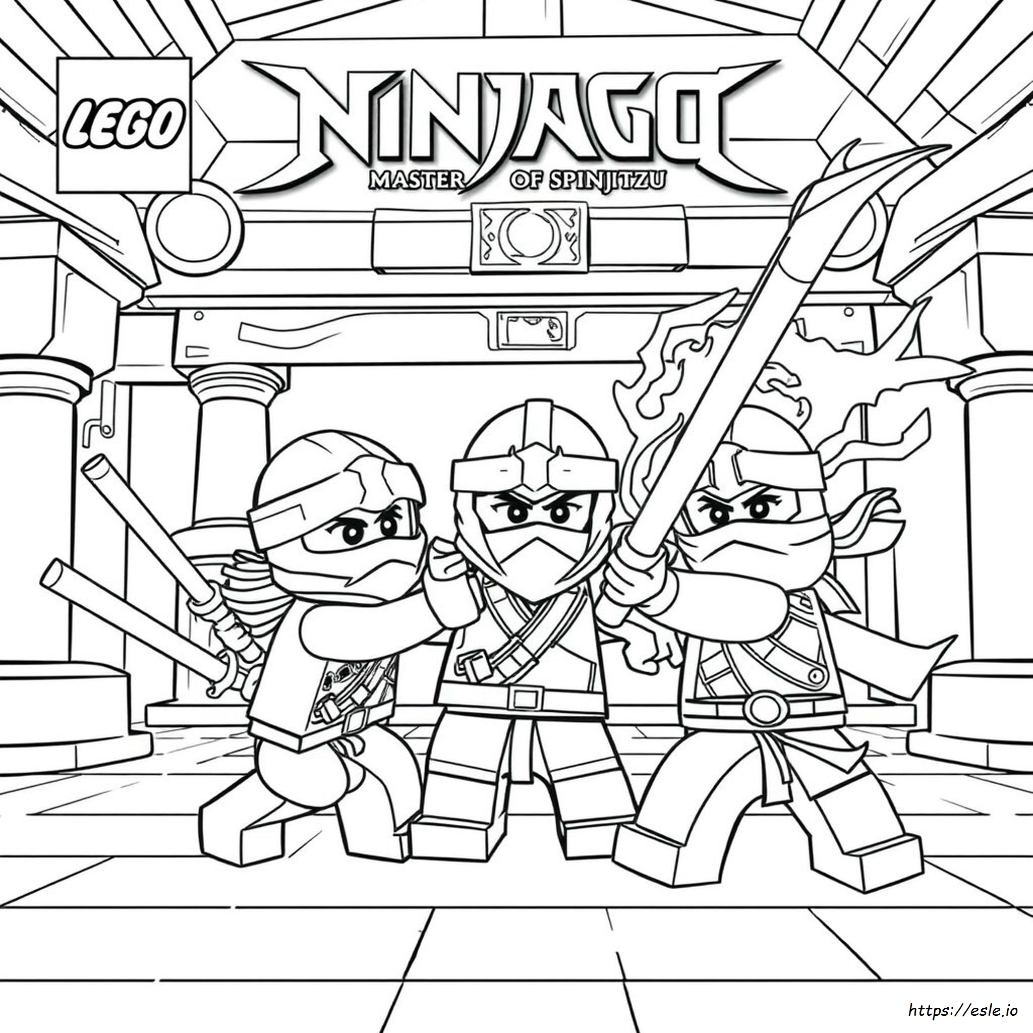 Lego Ninjago Masters Of Spinjitzu Coloring Pages