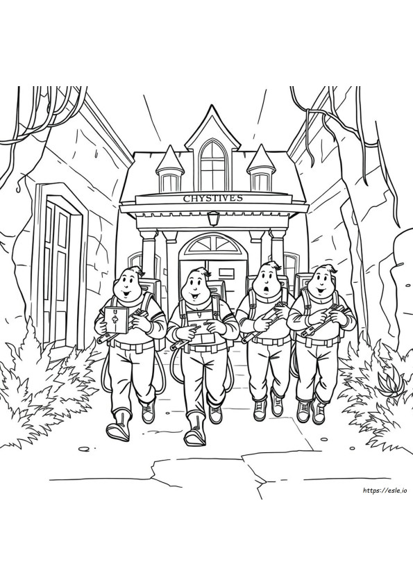 Ghostbusters Värityskuvat