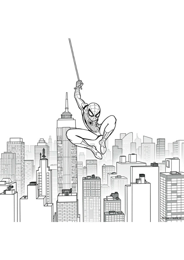 Spider-Man 2 Para Colorear