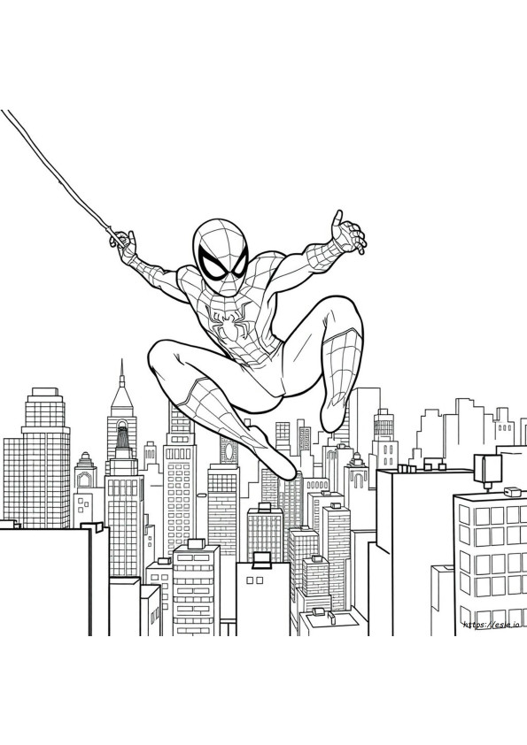 Coloriages Spiderman Pour Enfants