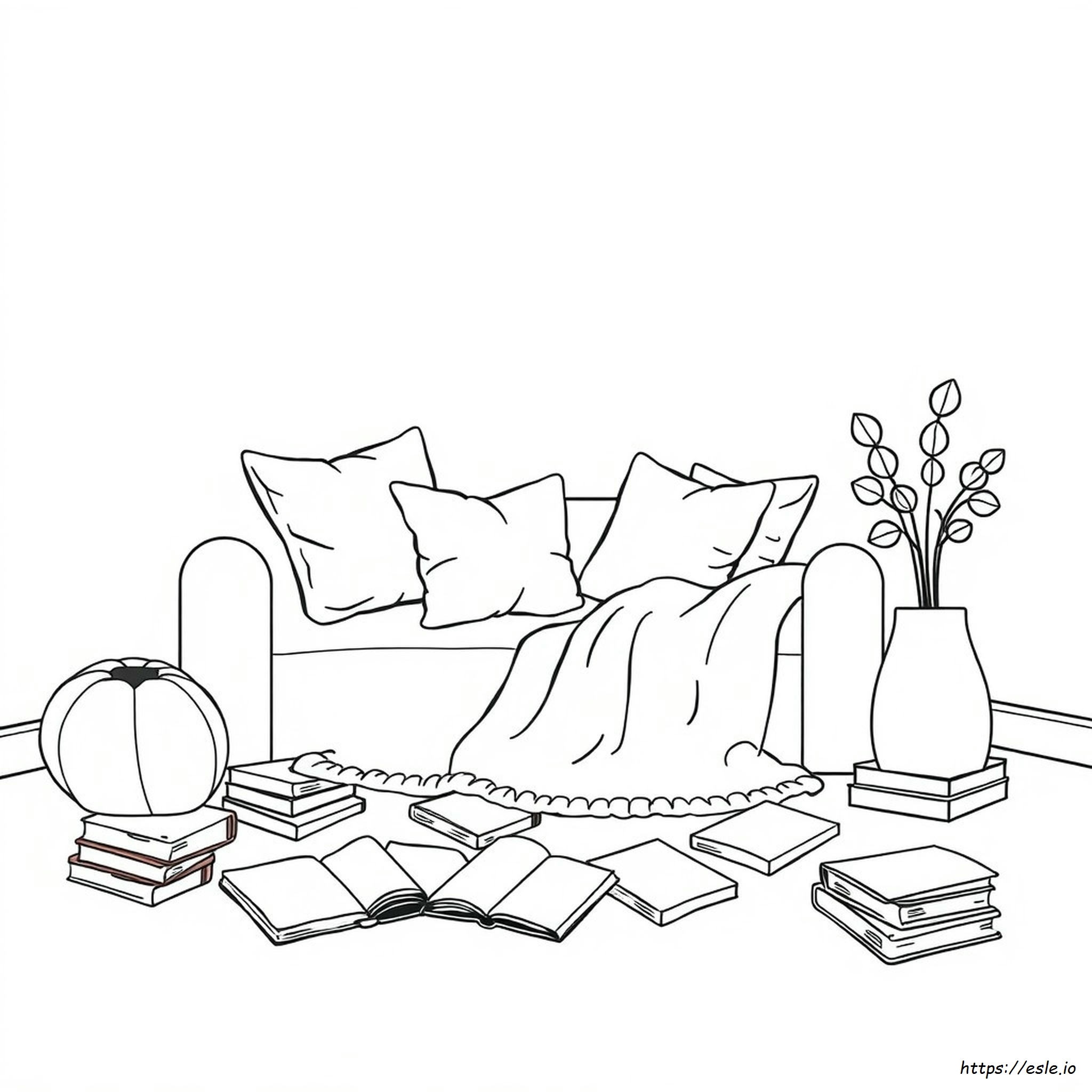 Cozy Corner Coloring Book Pages