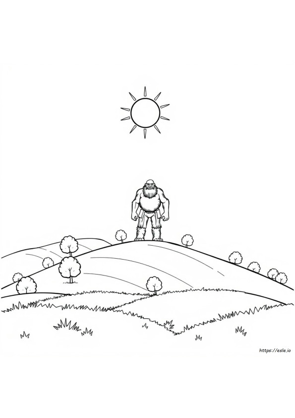 巨人の塗り絵