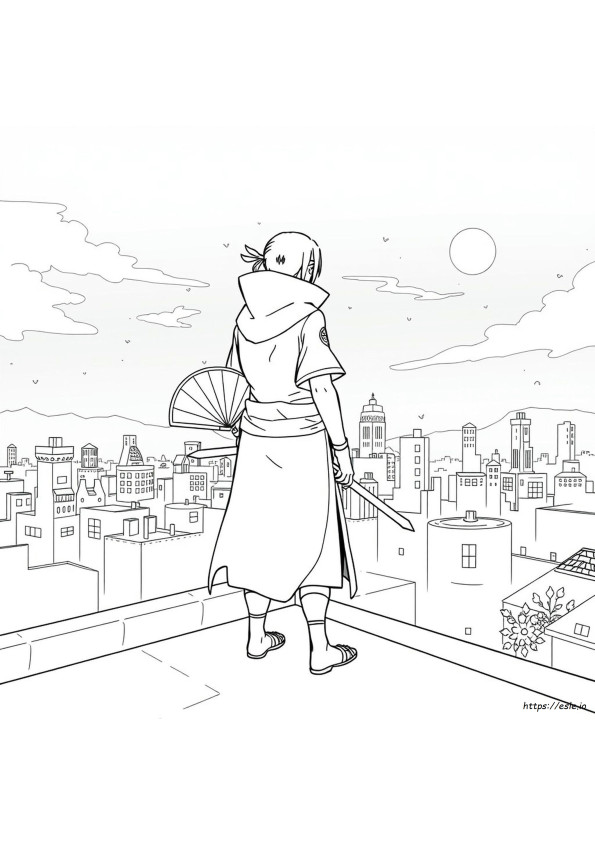 イタチの塗り絵