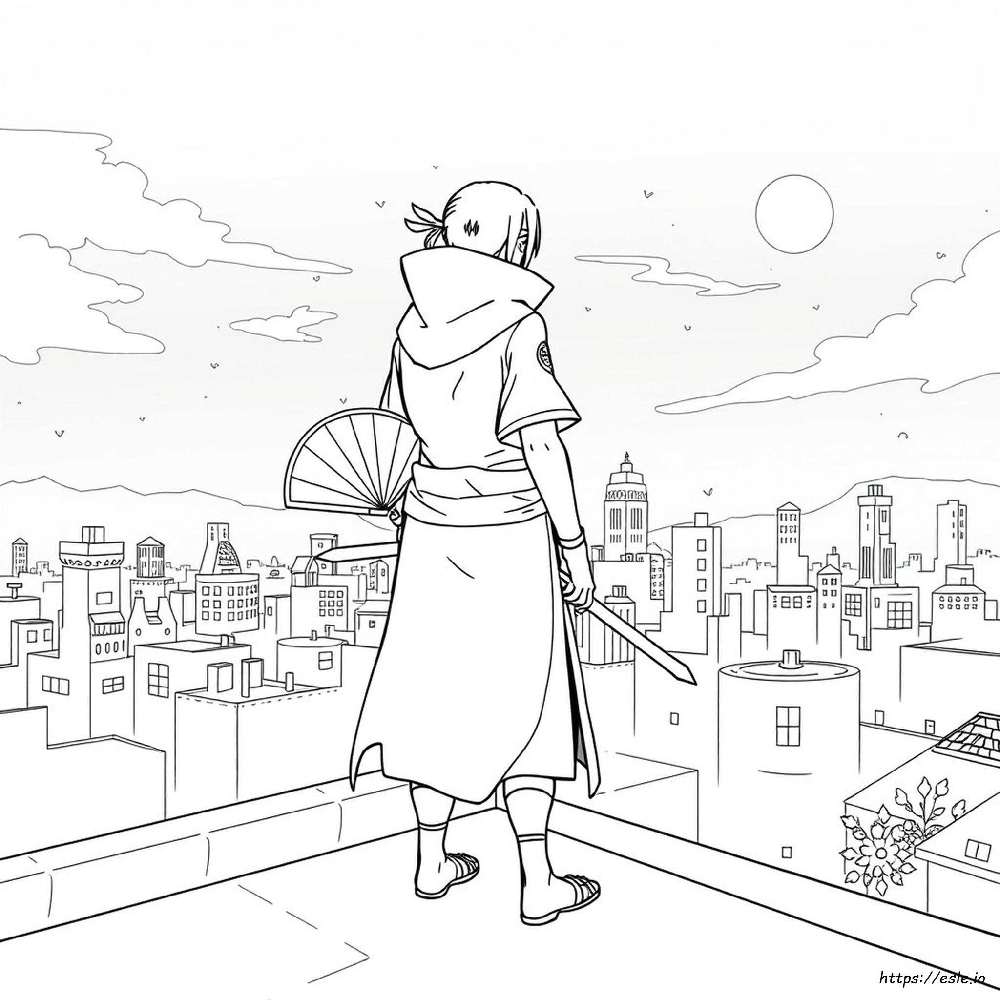 Itachi Colouring Pages