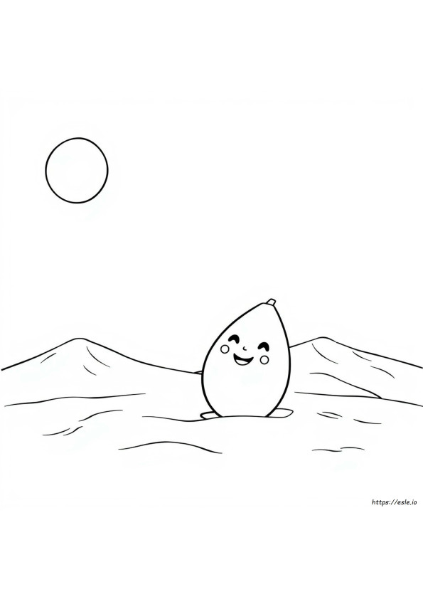 Sunny And Melon Coloring Pages