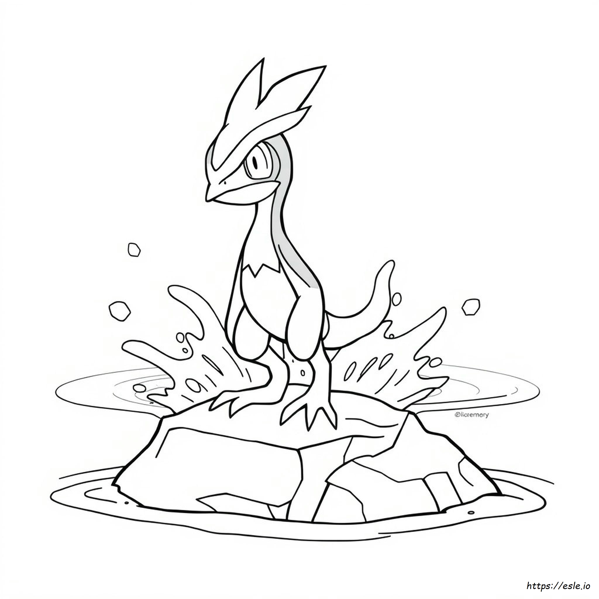 Greninja Da Colorare