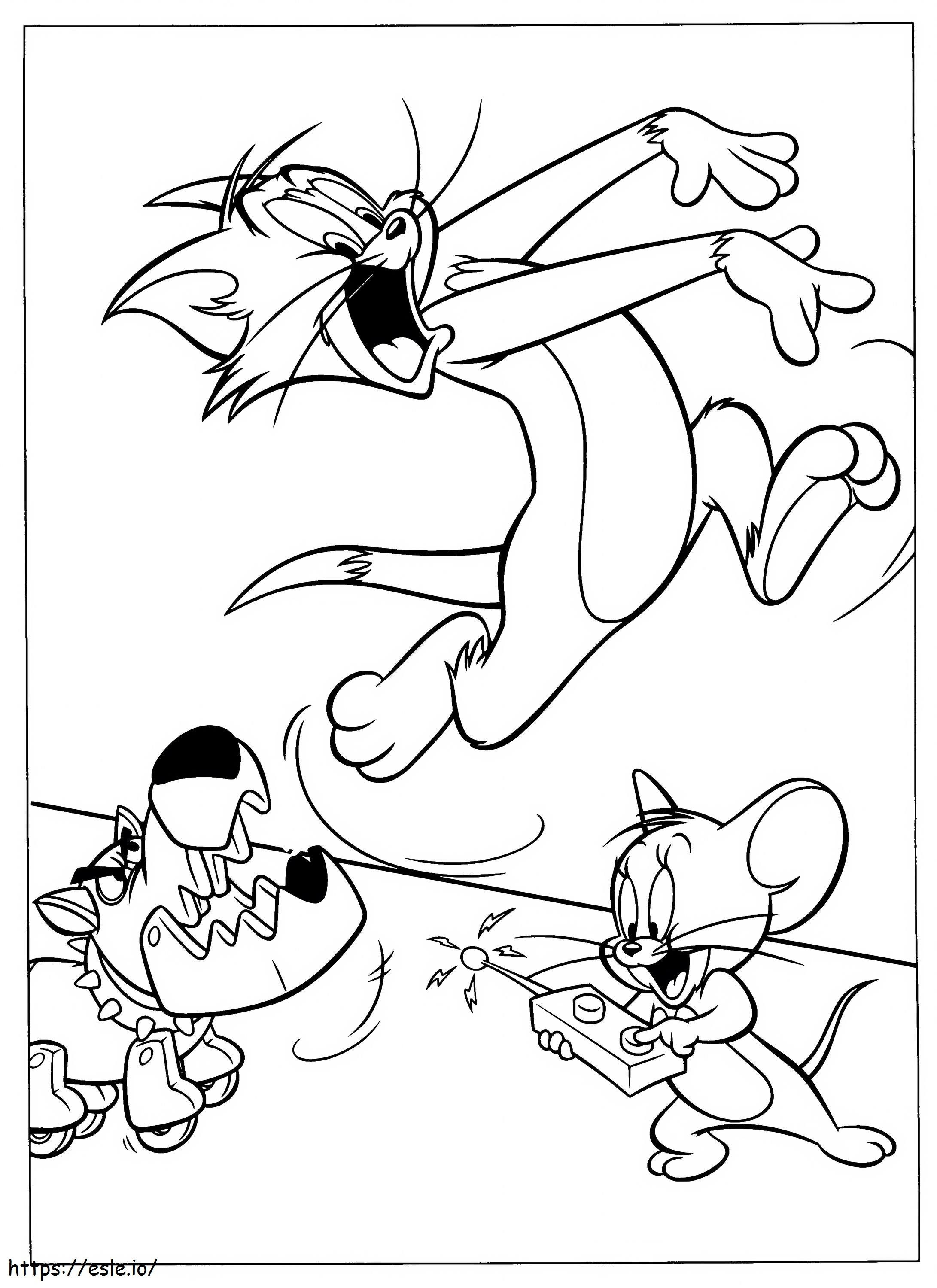  Tom And Jerry Disney Picgifs Disney 9 Berskala 2 Gambar Mewarnai