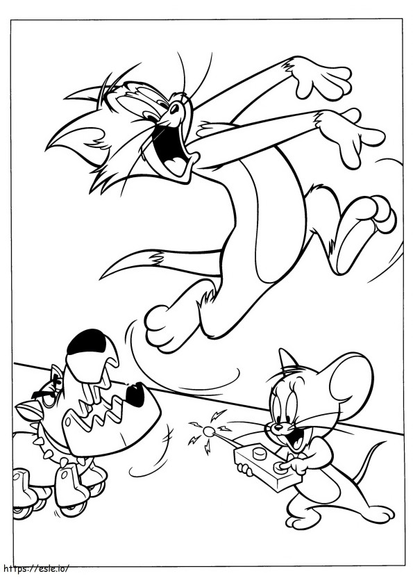 Tom And Jerry Disney Picgifs Disney 9 Scaled 2 coloring page