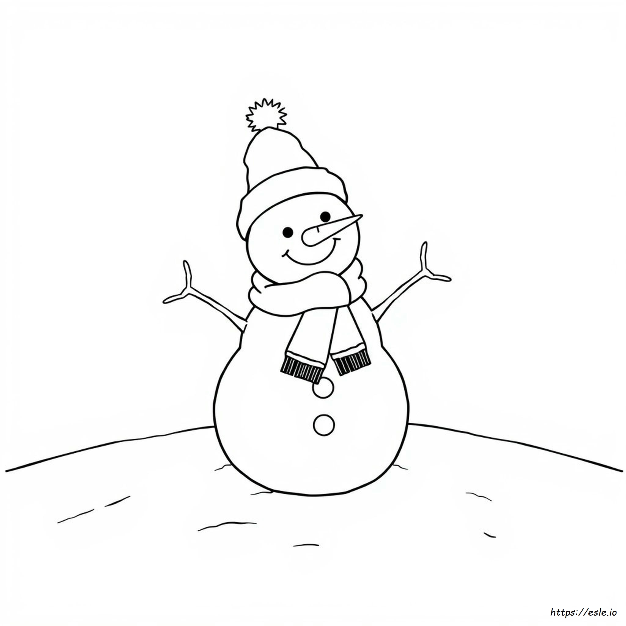 Schneemann Ausmalbilder