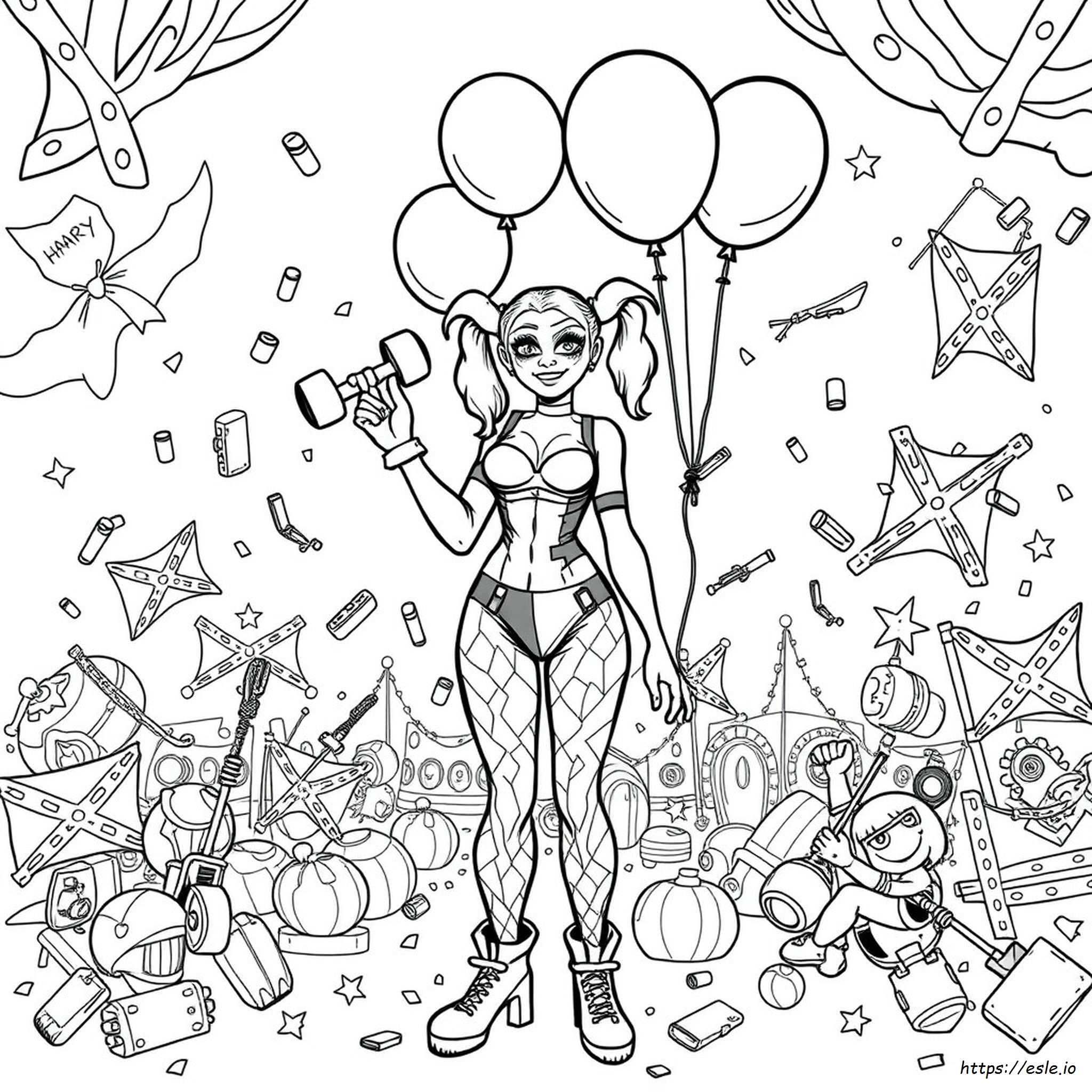 Harley Quinn Suicide Squad Coloring Pages