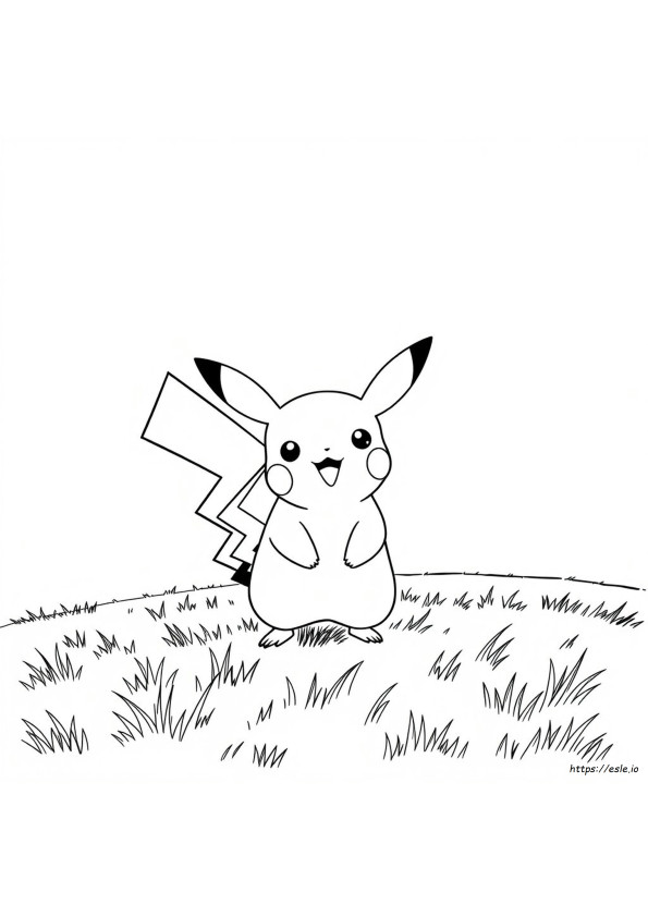 Pikachu Gratis Printbare Pokemon Kleurplaten