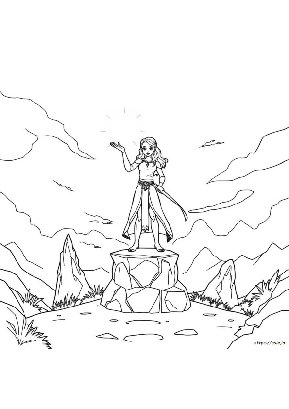 Trollhunters Coloring Pages Morgana