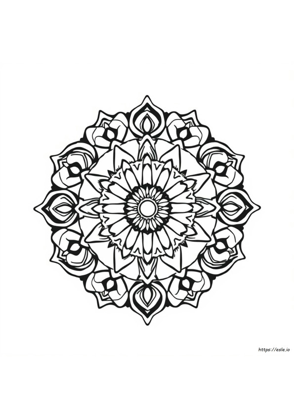 Mandalas Fáciles Para Colorear