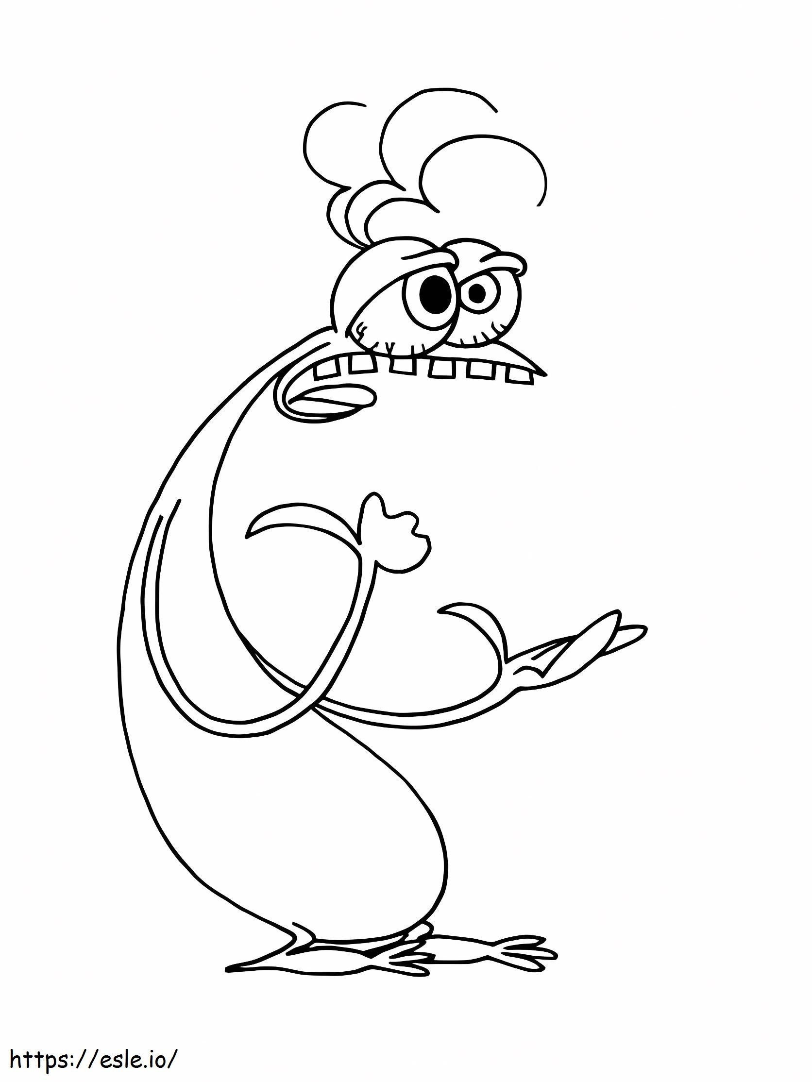 Space Goofs Bud Budiovitch coloring page