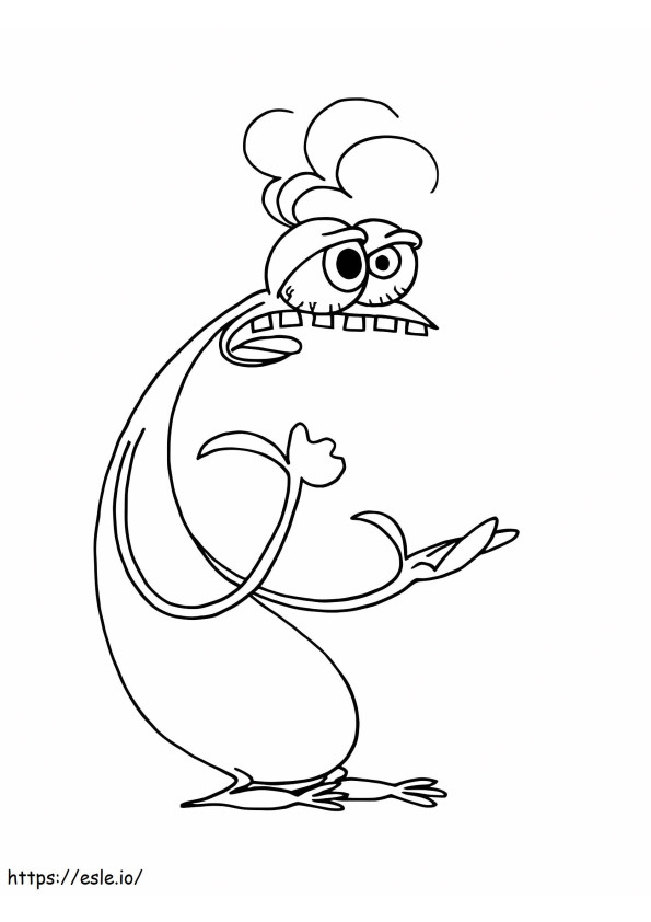 Space Goofs Bud Budiovitch coloring page