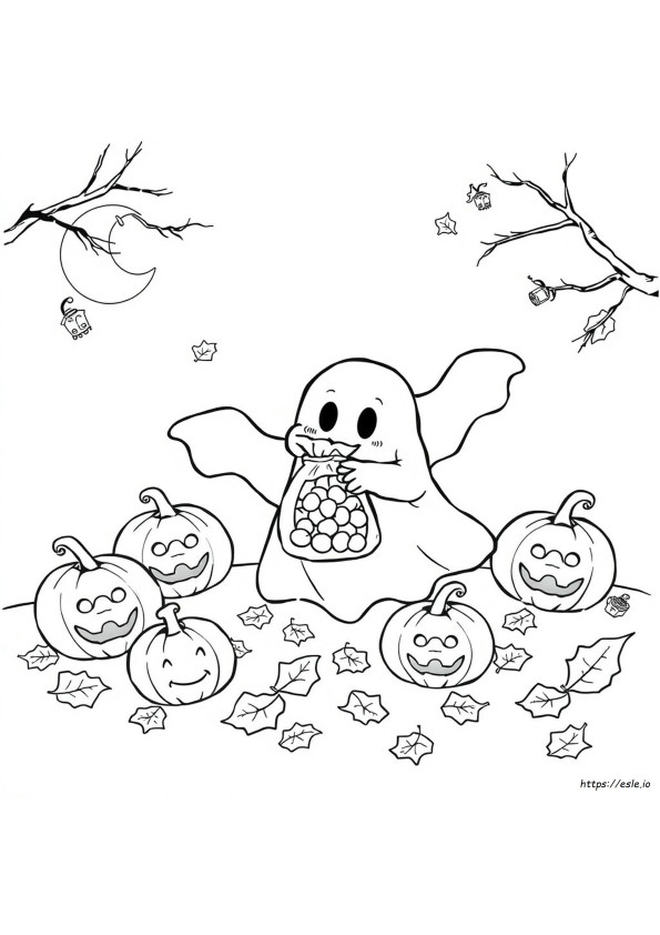 Halloween Színező Oldalak Totyogóknak