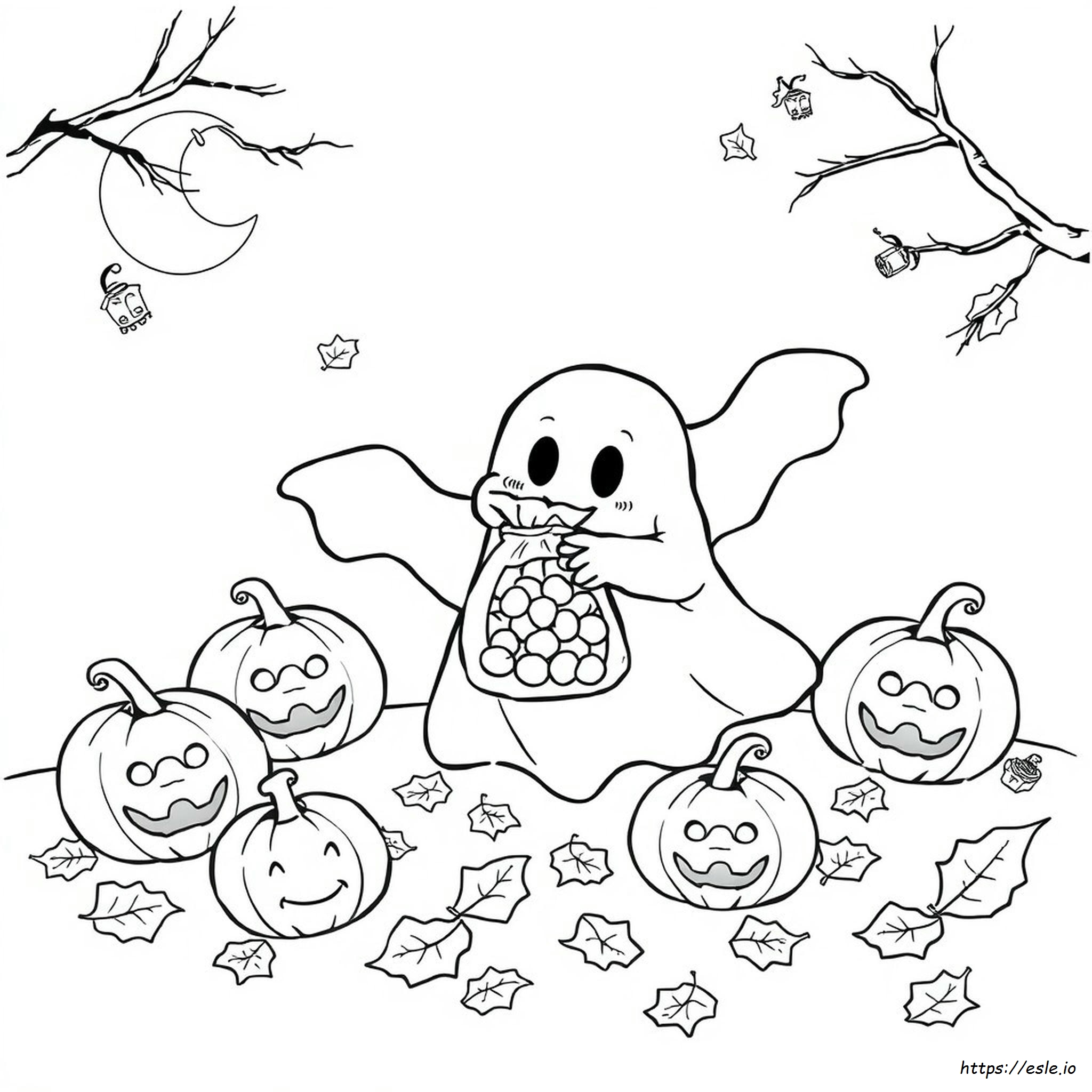 Halloween Color Pages For Toddlers