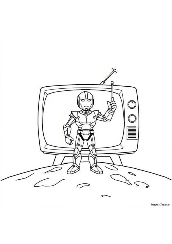 Coloriage Titan Tvman