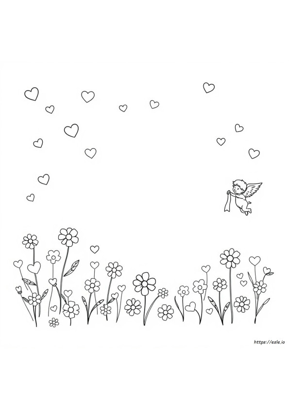Free Printable Easy Valentines Coloring Pages