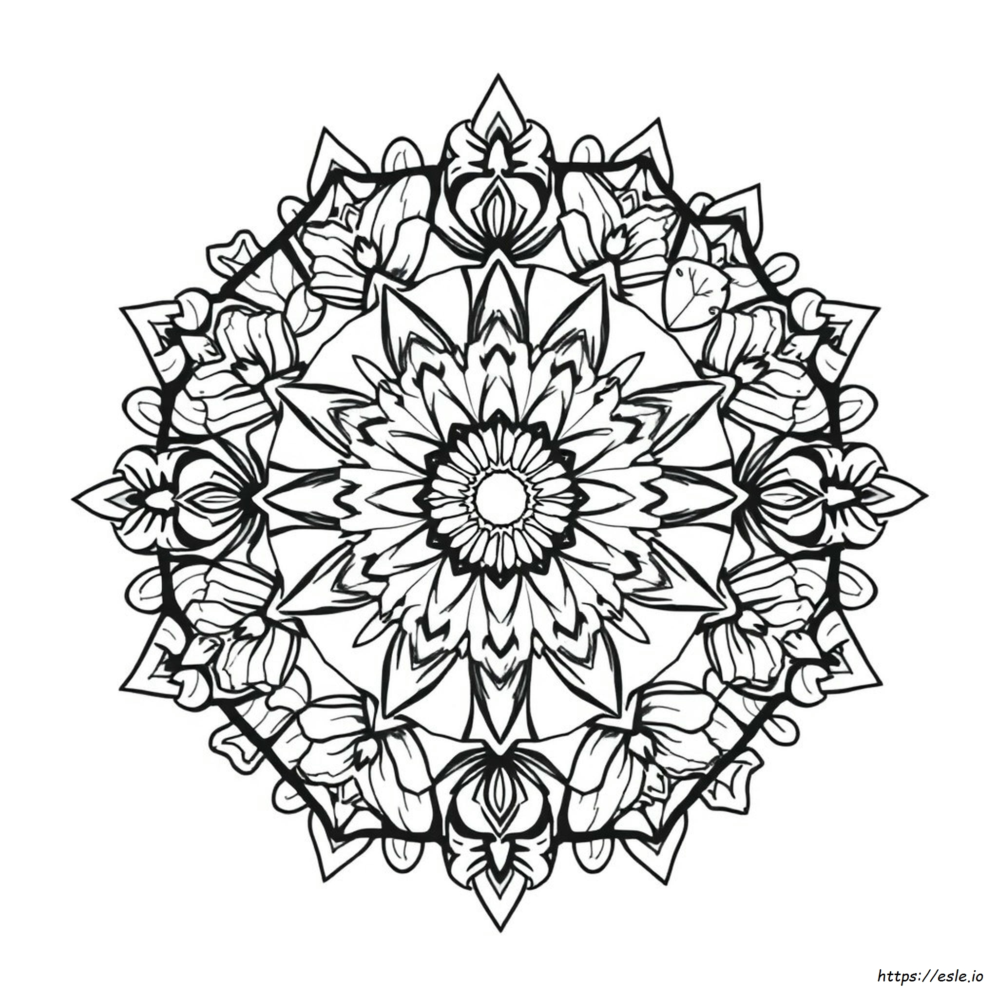 Mandala Da Colorare Per La Meditazione