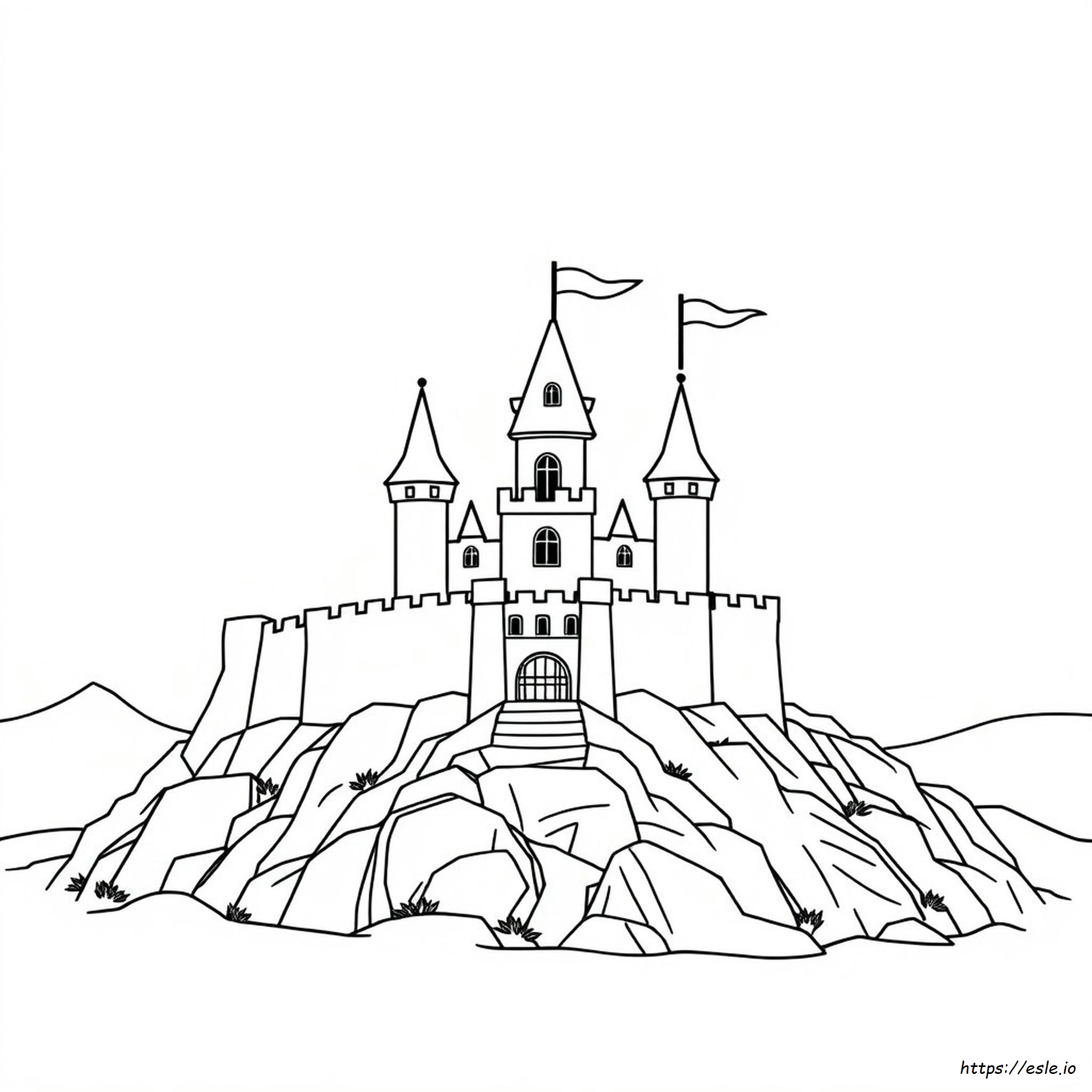 Castle Printable Coloring Pages