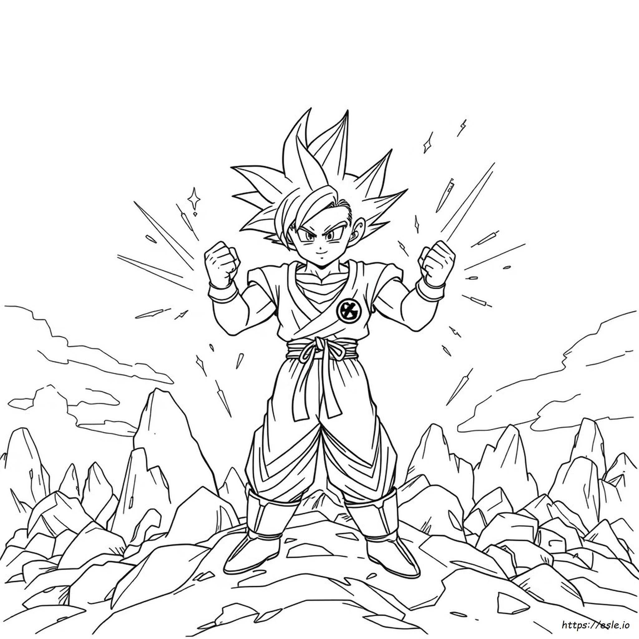 Goku Ssj Coloring Pages