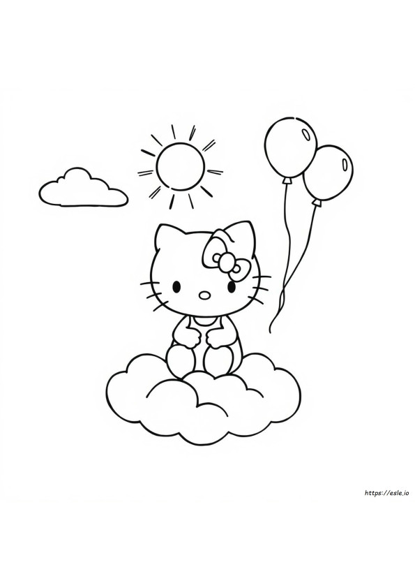 Hello Kitty Colouring Pages Printable
