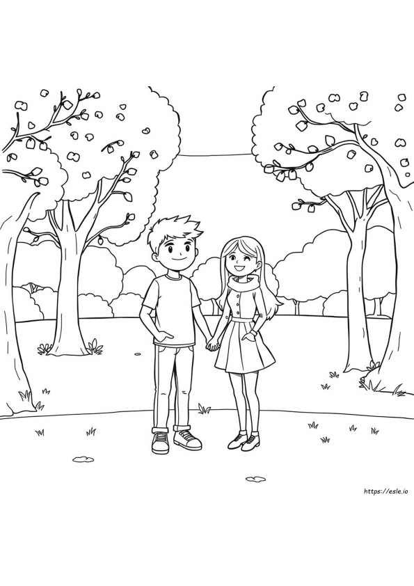 Duo Coloring Pages