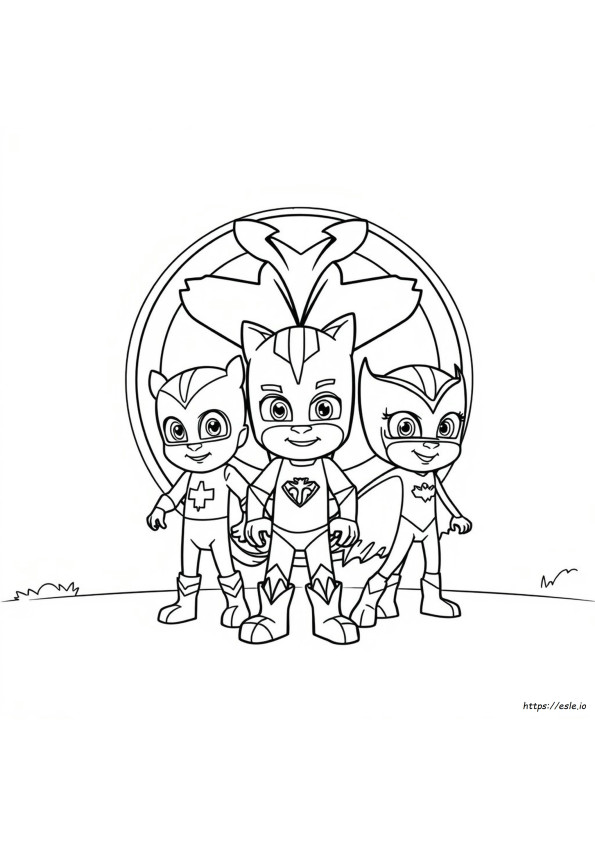 Malbuch Pj Masks Ausmalbilder