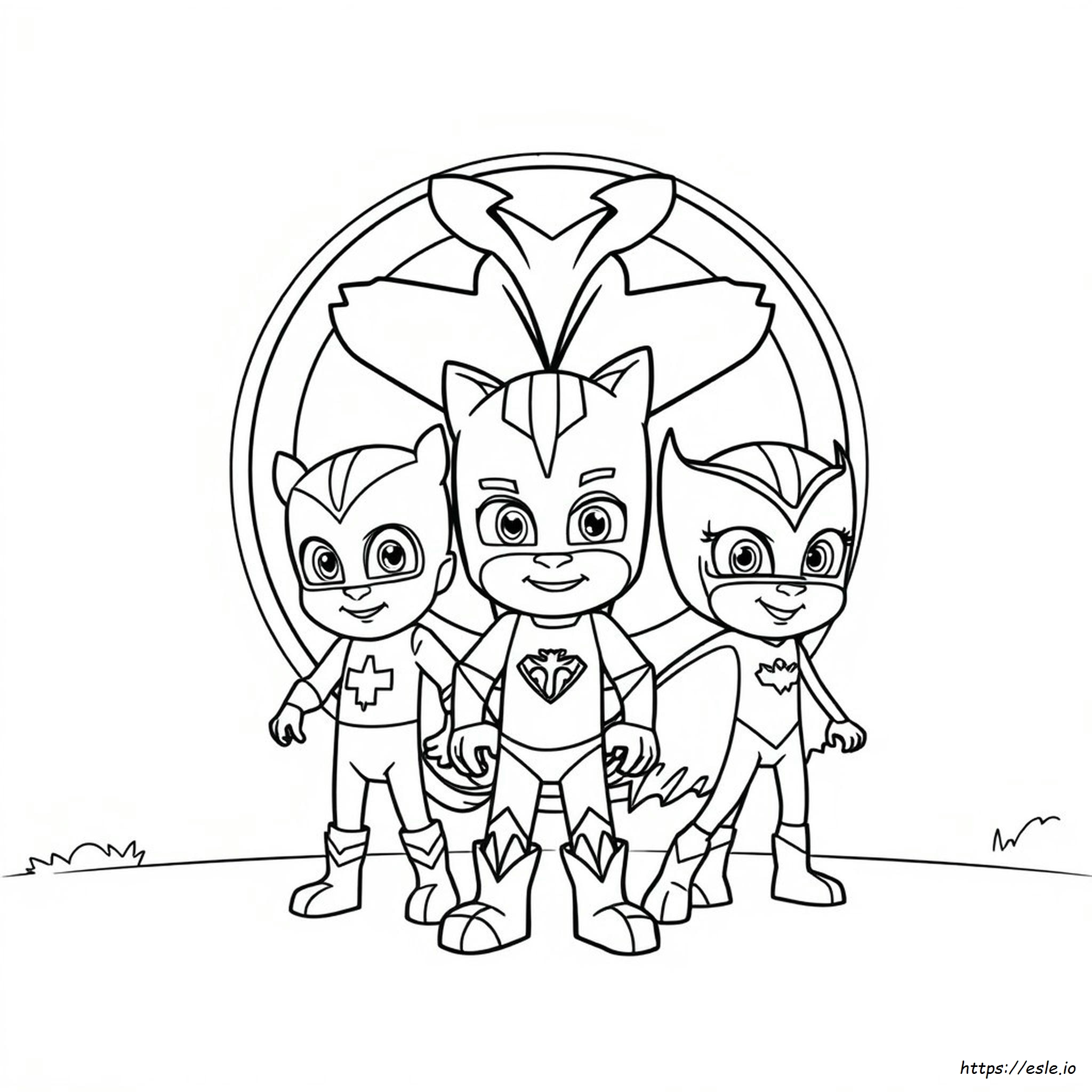 Coloring Book Pj Masks Coloring Pages