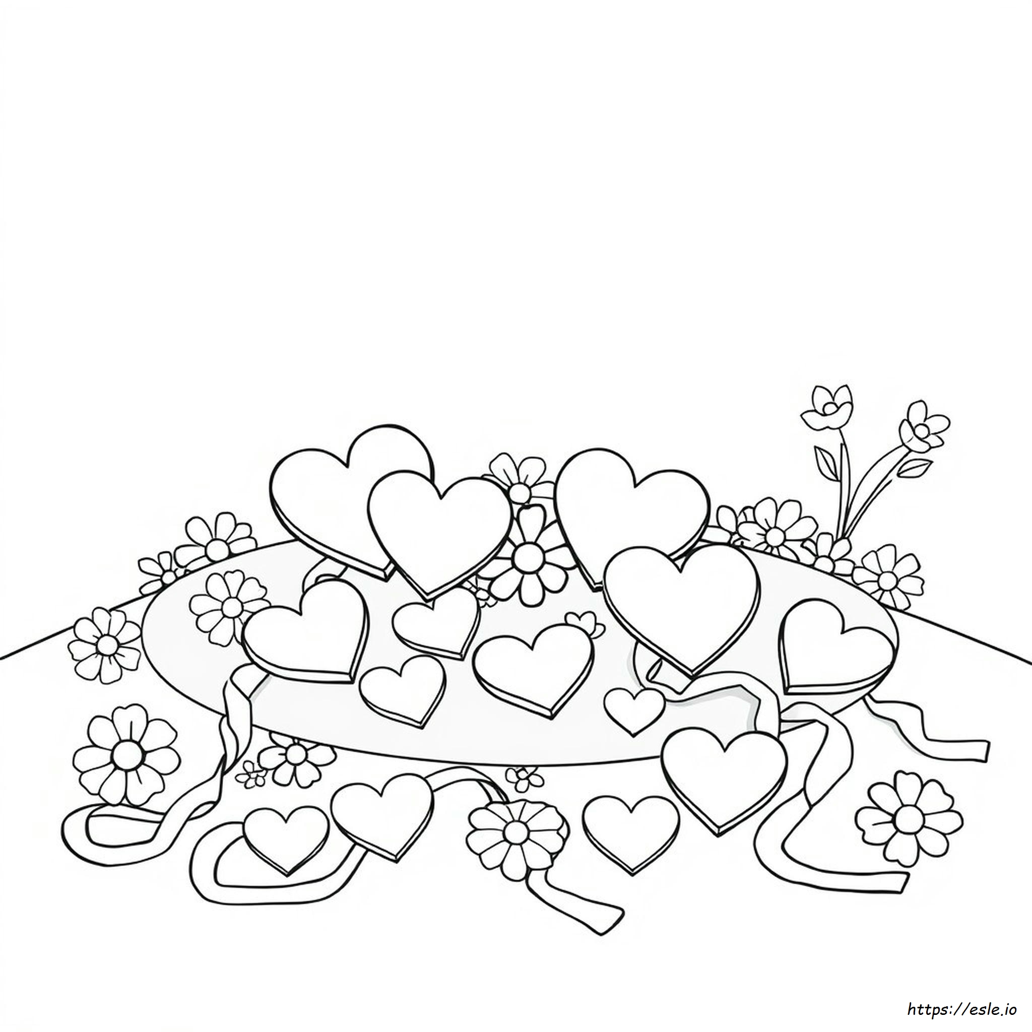 Valentinstag Herzen Ausmalbilder