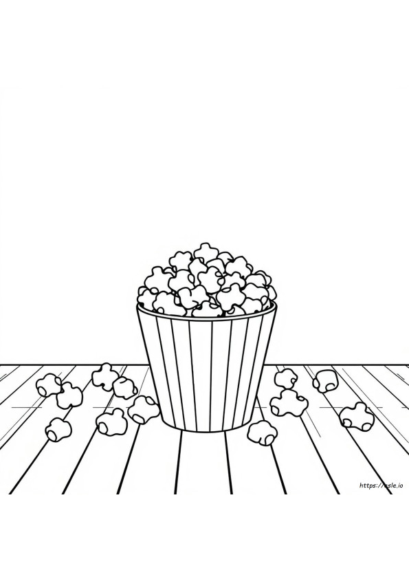 Popcorn Ausmalbilder
