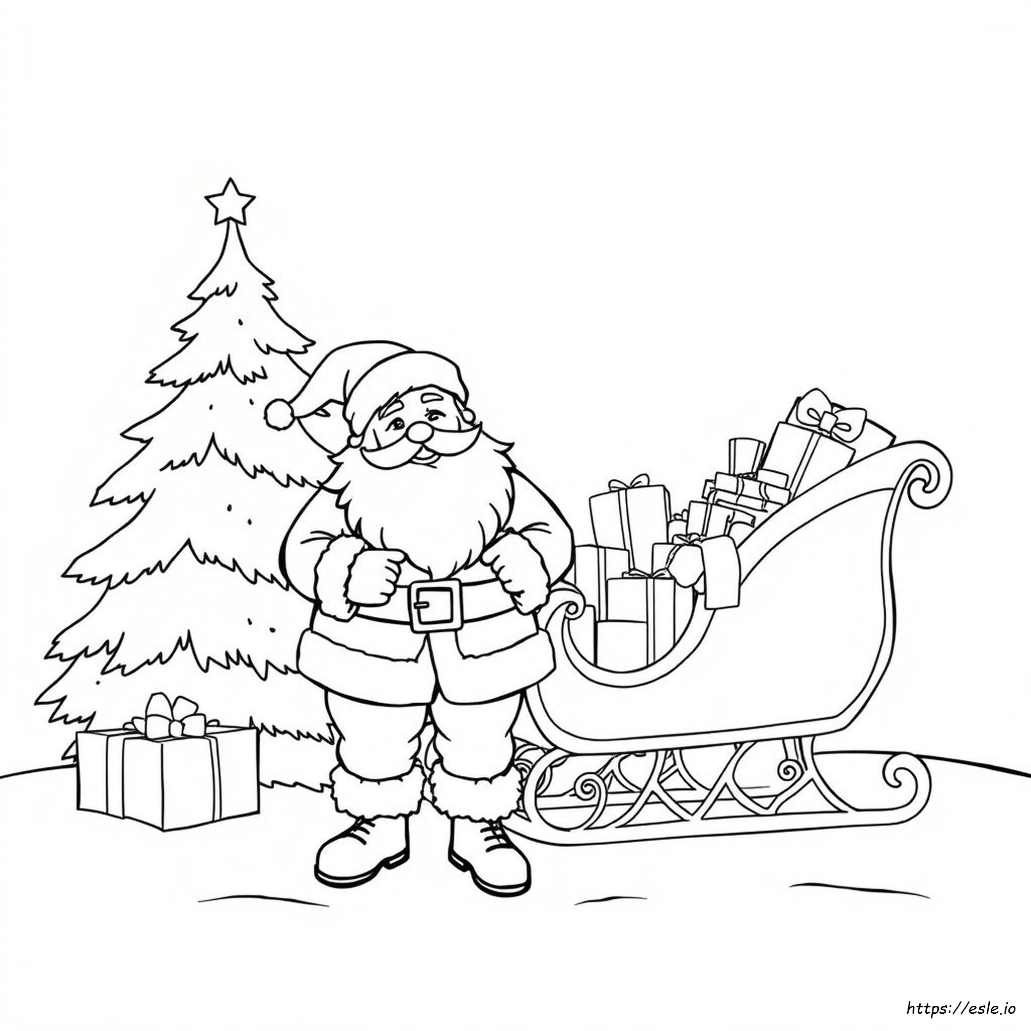 Babbo Natale Da Colorare Gratis