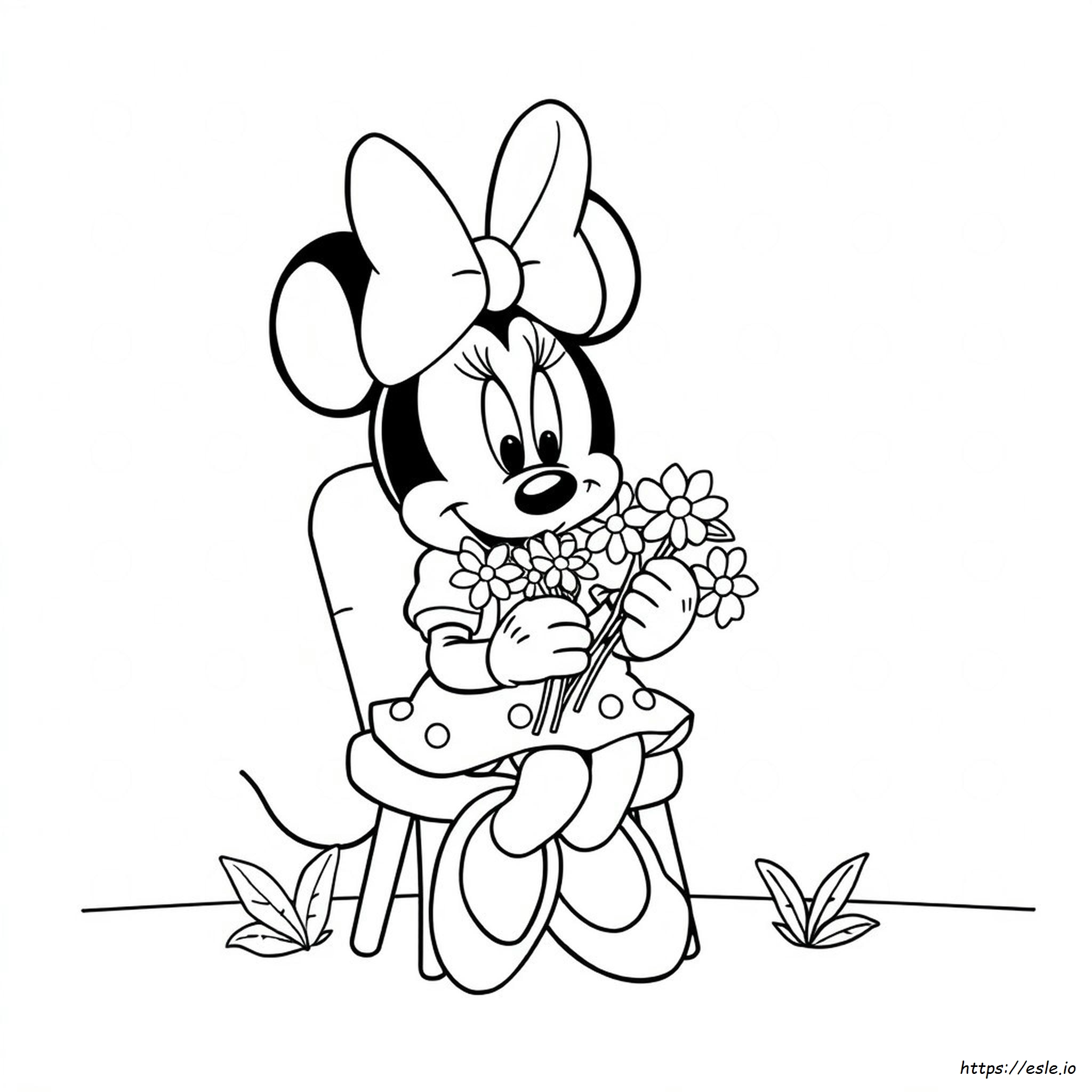 Coloriages De Minnie Mouse