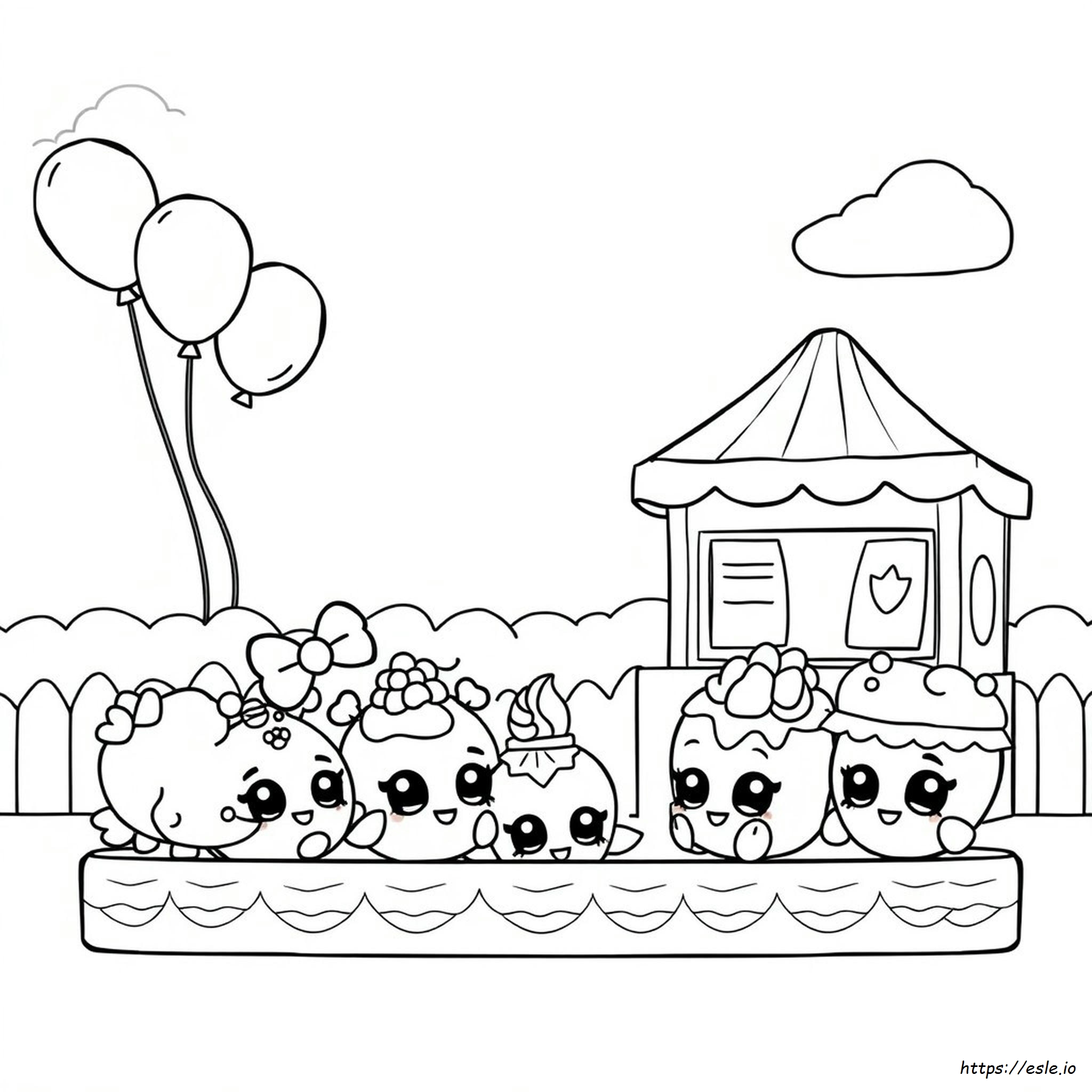 Shopkins Colouring In