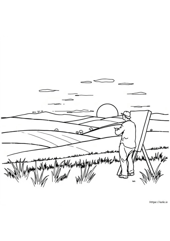 David Shepherd Coloring Page